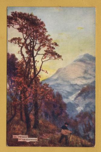`The Grampians Series - `On The Edge of The Grampians` - Oilette - 7338` - Postally Unused - Raphael Tuck & Sons Postcard.