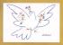 `Dove of the Youth Festival by Pablo Picasso` - Postally Unused - Picasso Estate Postcard.
