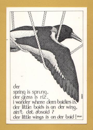 `Anonymous Piece of Humorous Doggerel` - Postally Unused - Producer Unknown Postcard.