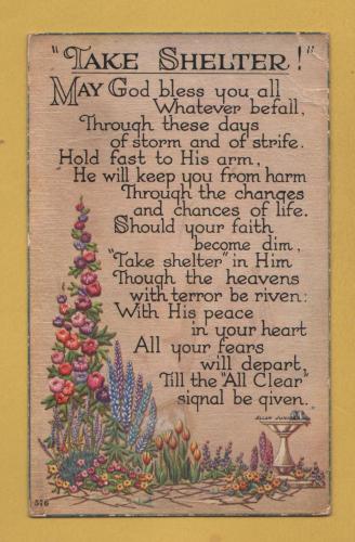 `Helpful Thoughts - 576` - Postally Unused (although message written to rear) - Valentine`s Postcard.