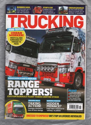 Trucking Magazine - November 2015 - No.383 - `Range Toppers! Custom Renault Fleet Takes Centre Stage` - Published by Kelsey Media