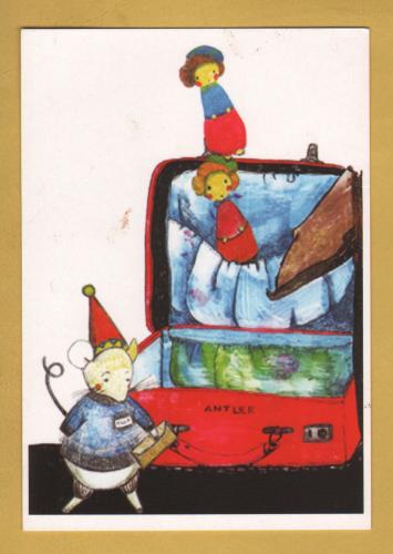 `LOST PROPERTY, Illustration by Pippa Chorley` - Postally Unused (although message written to rear) - The Object Project Postcard.