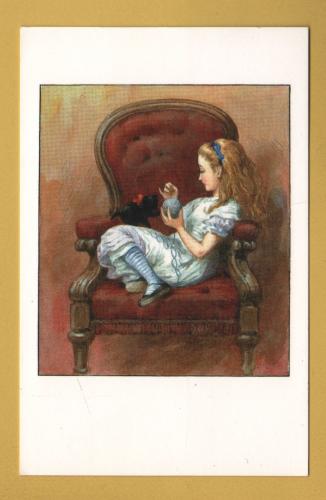 `The Macmillan ALICE, Illustration by Sir John Tennel, Coloured by Harry Theaker` - Postally Used-2016 - Macmillan Postcard.
