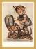 `Hummel - Child with Pram by Maria Innocentia Hummel` - Postally Unused - Producer Unknown Postcard.