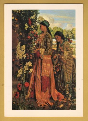 `Lilium Auratum by John Frederick Lewis` - Postally Unused - Museum & Art Gallery Postcard.