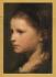 `Head of a Girl by Henri Fantin Latour` - Postally Unused (although message written to rear) - Fitzwilliam Museum Postcard.