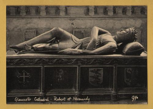 `Gloucester Cathedral, Robert of Normandy` - Postally Unused - A Gordon Fraser Postcard.