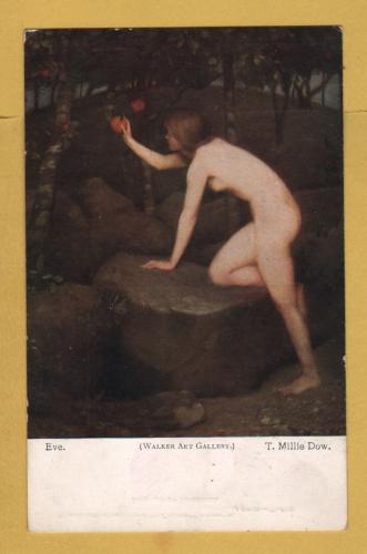 `Eve by T.Millie Dow` - Postally Unused - Eyre & Spottiswoode Postcard.