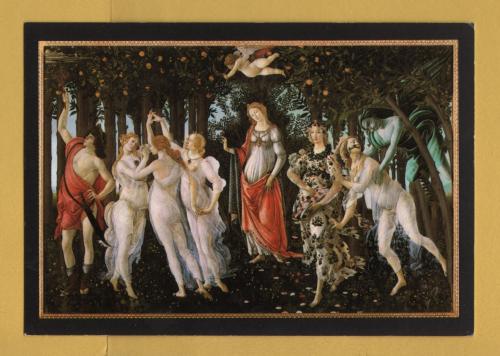 `Florence, Uffizi Gallery - Spring by Sandro Botticelli`- Postally Unused - Nova Lux Postcard.