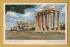 `ATHENS - The Temple of Olympian Jupiter` - Postally Unused - Delta Postcard.