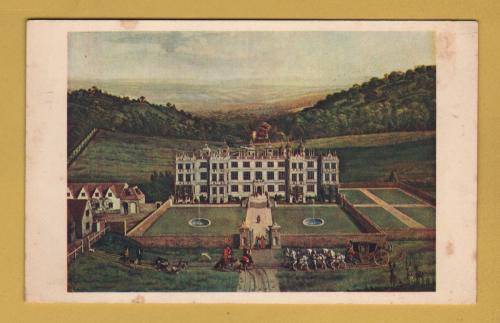`Longleat House by Jan Siberechts 1676` - Postally Unused - Longleat House Postcard.
