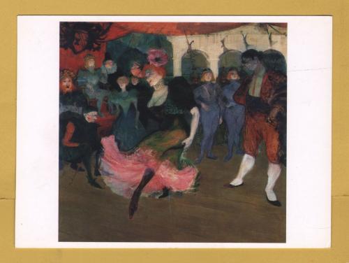 `Toulouse-Lautrec and Monmartre - `Marcelle Lender Dancing the Bolero in "Chilperic" by Toulouse-Lautrec` - Postally Unused - Pomegranate Postcard.