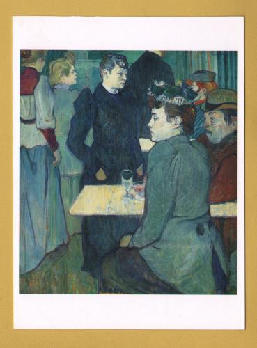 `Toulouse-Lautrec and Monmartre - `A Corner of the Moulin de la Galette, 1892 by Toulouse-Lautrec` - Postally Unused - Pomegranate Postcard.