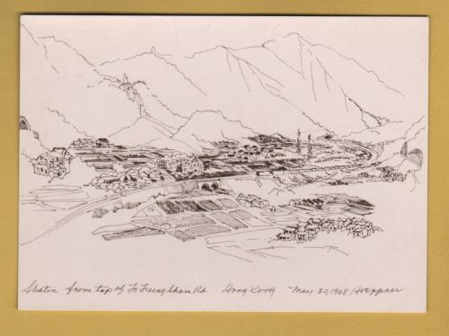 `Hong Kong - Shatin Valley, Hong Kong by Charles D.Hoeppner` - Postally Unused - City Museum & Art Gallery Postcard.