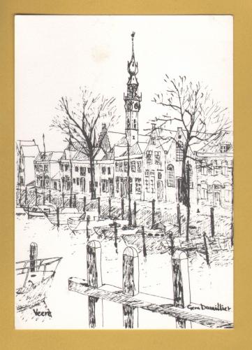 `Veere by Gera Dauvillier?`- Dutch Card - Postally Unused - Producer Unknown Postcard.