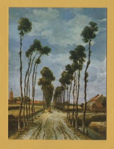 `The Avenue at Middelharnis by Meindert Hobbema` - Postally Unused - Athena Postcard.