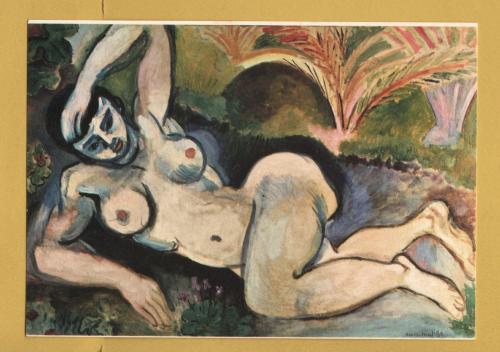 `Matisse - The Blue Nude 1907 by Henri Matisse` - Postally Unused - Mondadori International Postcard.