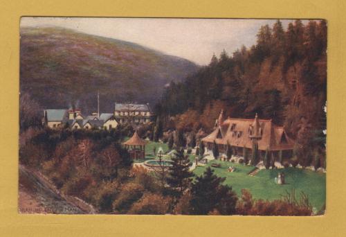 `Isle of Man Series l - `Glen Helen, I of Man` - Oilette - 1455` - Postally Used-1907 - Raphael Tuck & Sons Postcard.