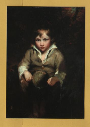 `A Beggar Boy c1780 by John Opie` - Postally Unused - Falmouth Art Gallery Postcard.