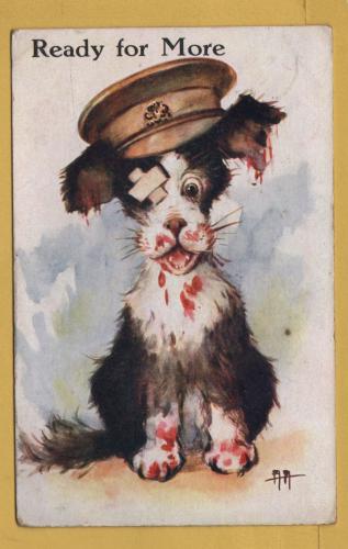 ``Ready For More`- First World War Postcard` - Postally Used-1918 - M&L Ltd Postcard.