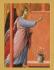 `The Annunciation (detail) by Duccio di Buoninsegna` - Postally Used-1999 - National Gallery Postcard.