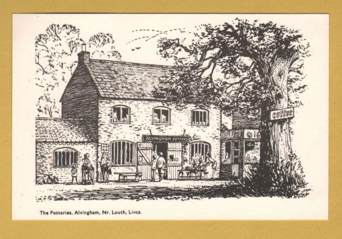`The Potteries, Alvingham, Nr Louth, Lincs` - Postally Unused - Company Postcard.