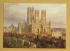 `Lincoln Cathedral from the Castle by Frederick MacKenzie` - Postally Unused - Usher Gallery, Lincoln Postcard