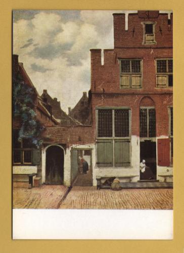 `Amsterdam, Rijksmuseum - The Little Street by Johannes Vermeer` - Postally Unused - Museum Postcard.