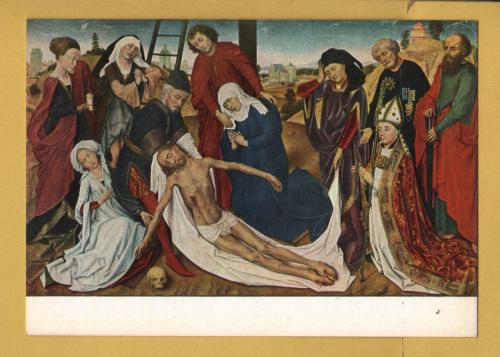 `The Decent From the Cross by Rogier van der Weyden` - Postally Unused - Mauritshuis Postcard.