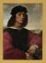 `Florence - Galleria Pitti - `Portrait of Agnolo Doni by Raphael`` - Postally Unused - Nova LVX Postcard.
