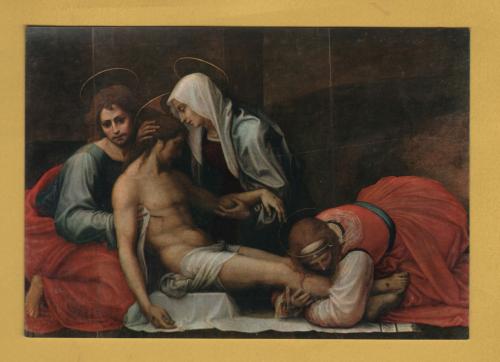 `Florence - Galleria Pitti - `The Deposition by Fra Bartolomeo`` - Postally Unused - Magit Postcard.