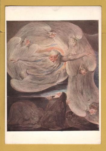 `The Lord Answering Job Out Of The Wirlwind by William Blake` - Postally Unused - National Gallery Scotland Postcard.