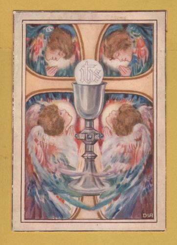 `Christian Sacrament of the Eucharist or Holy Communion` - Postally Unused - Producer Unknown Postcard.