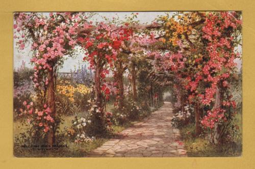 `Melcombe Regis Gardens, Weymouth` - Postally Used-1949 - J.Salmon Postcard.