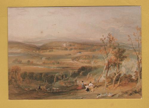 `Drumlanrig Castle by William Leighton Leitch` - Postally Unused - Buccleuch Recreational Postcard.