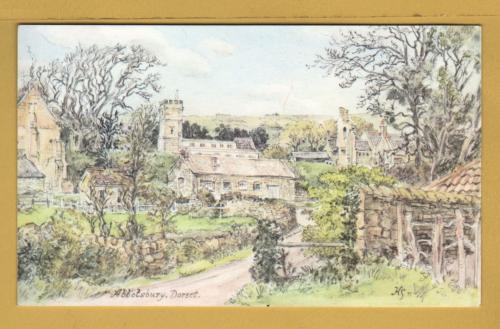 `Abbotsbury, Dorset by Harold Sheild` - Postally Unused - Artist Postcard.
