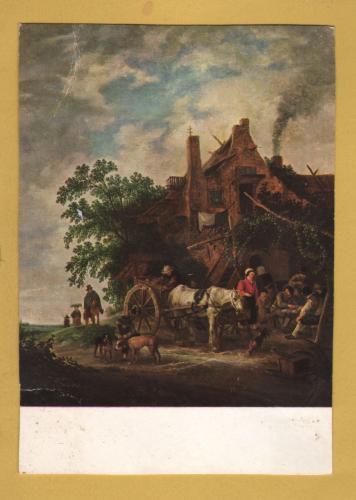 `Amsterdam, Rijksmuseum - A Wayside Inn by Isaack van Ostade` - Postally Unused - Druk Mercurius Postcard.