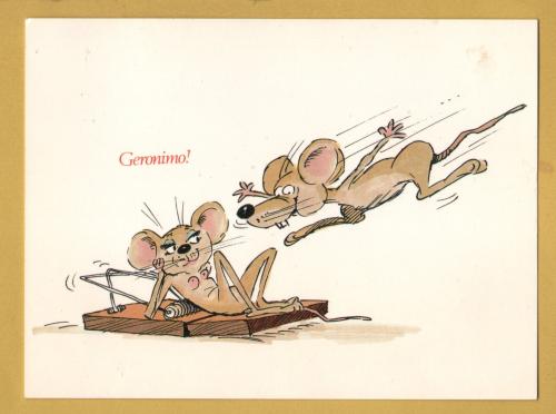 `Geronimo! by Silvey Jex Partnership` - Postally Unused - Athena Postcard.