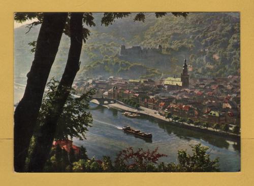 `Heidelberg, View from the Philosopher`s Way` - Postally Unused - Popp Postcard.