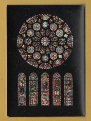 `Chartres - Southern Rose XIII` - Postally Unused - Lyoncolor Postcard.