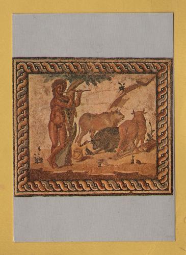 `Corinth Museum - Mosaic Floor from Roman Villa` - Postally Unused - Hannibal Postcard.