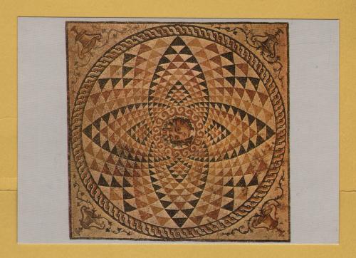 `Corinth Museum - Head of Dionysus in the Middle of a Mosaic Floor` - Postally Unused - Hannibal Postcard.