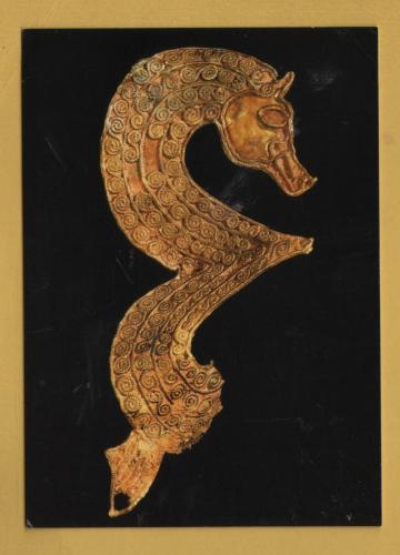 `The Exquisite Horses Head - Staffordshire Hoard` - Postally Unused - Hoard Postcard.