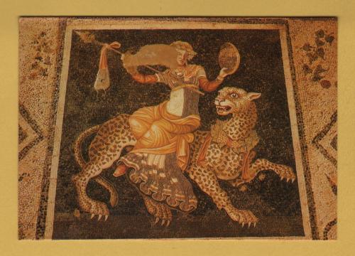 `Cyclades - Mosaic Floor from Delos` - Postally Unused - Hannibal Postcard.