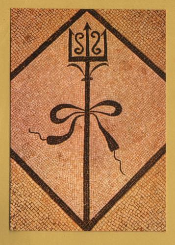 `Cyclades - Mosaic Floor from Delos` - Postally Unused - Hannibal Postcard.