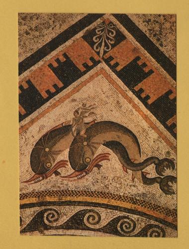 `Cyclades - Mosaic Floor from Delos` - Postally Unused - Hannibal Postcard.