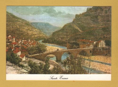`Tarn Gorges - Images of the Past - SAINTE ENIMIE (Lozere)` - Postally Unused - AS Postcard.