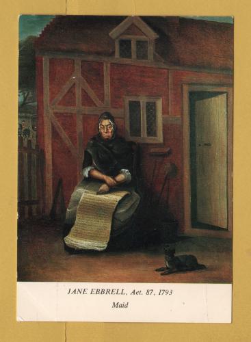 `Jane Ebbrell by John Walters - ERDDIG, Wrexham` - Postally Unused - National Trust Postcard.