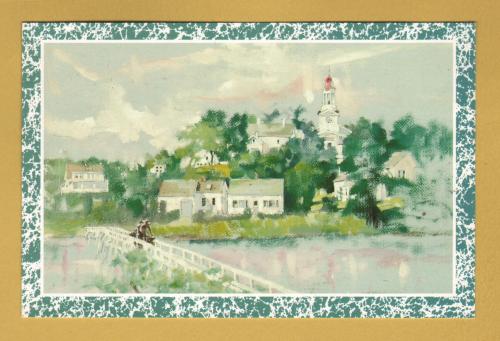 `Rural Scene by Harlequin Enterprises Ltd` - Postally Unused - Harlequin Postcard.