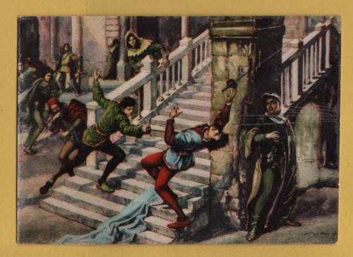 `Veronese Lovers - Romeo and Juliet by Molino` - Postally Unused - Vito`s Postcard.